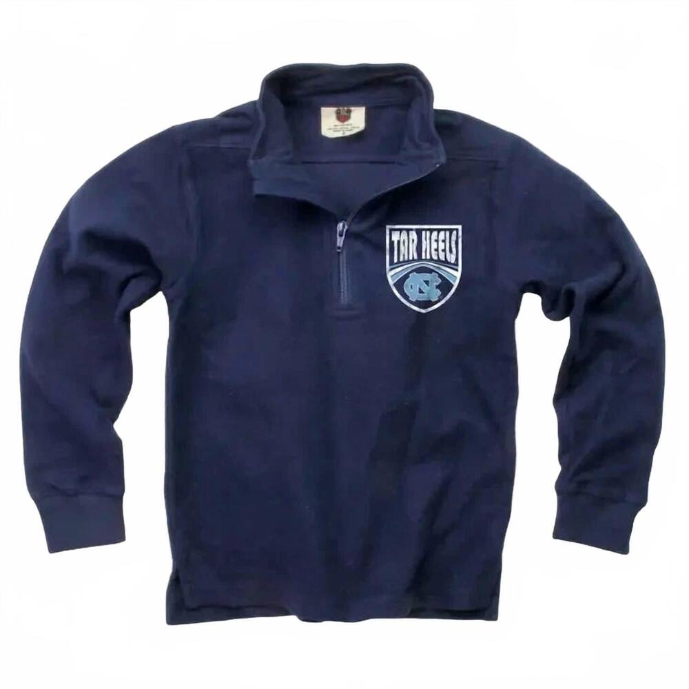 NEW WES AND WILLY kid's university of north carolina tar heels sweatshirt in car